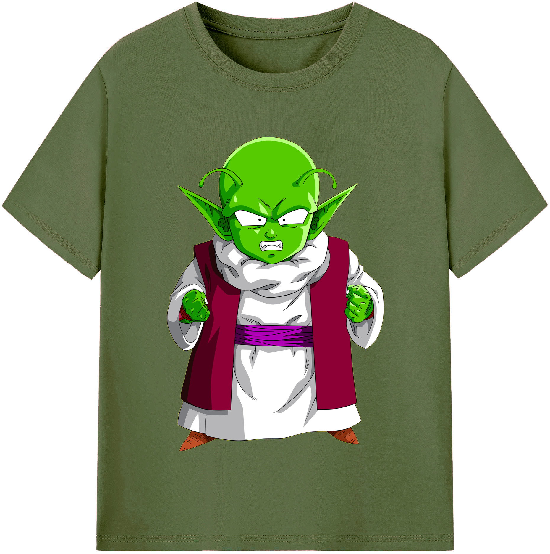 （画像用） ドラゴンボール ピッコロ DRAGON BALL Piccolo 綿100％半袖Tシャツ（フロントプリント）